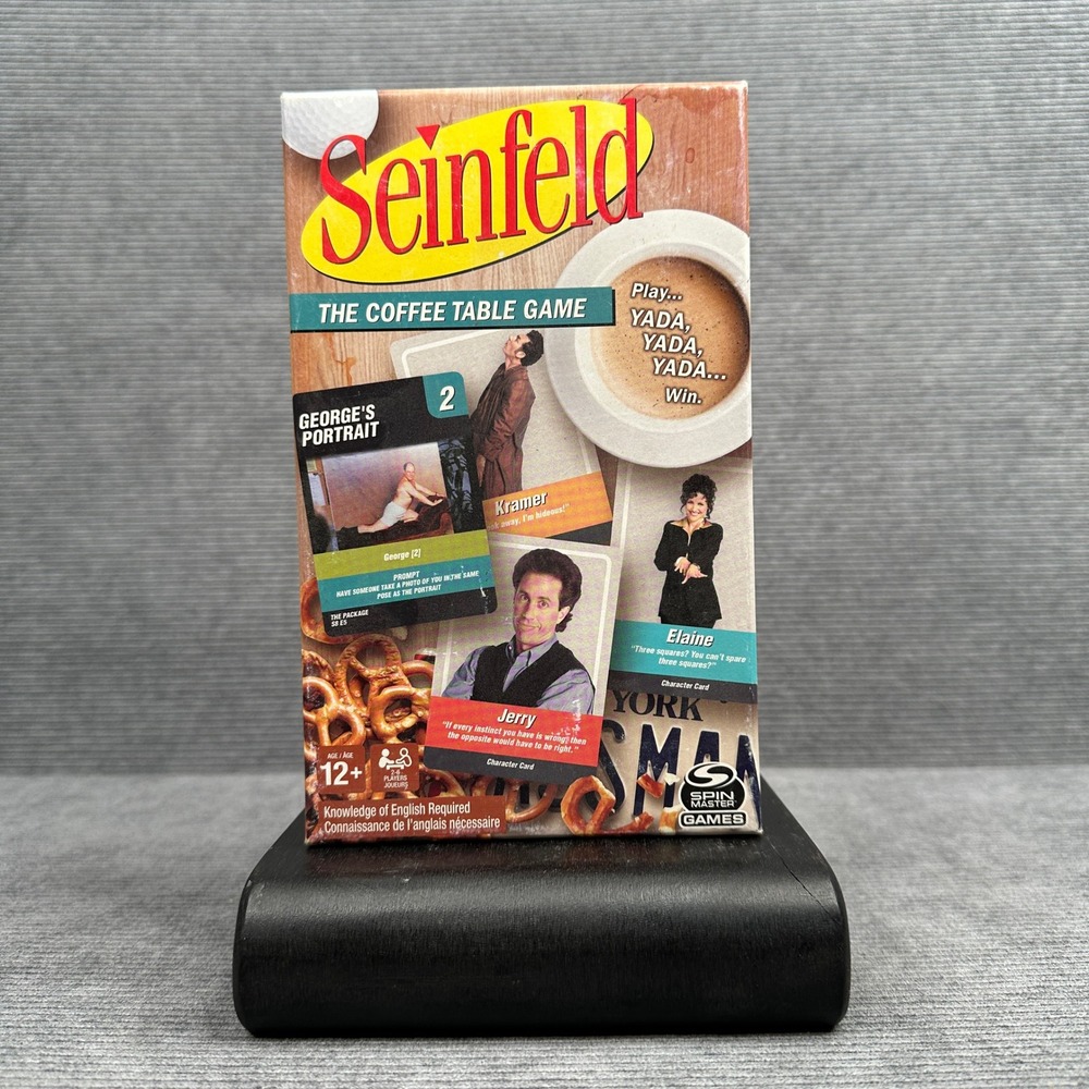 Seinfeld The Coffee Table Game Spin Master‎ Card Game 2021 New Open Box
